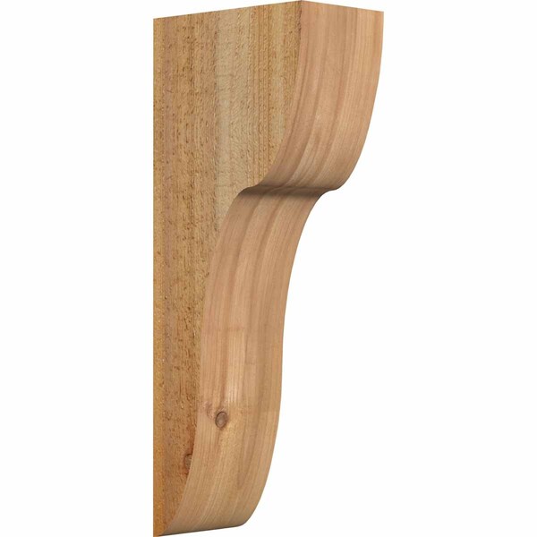 Ekena Millwork Carmel Rough Sawn Corbel, Western Red Cedar, 6"W x 10"D x 26"H COR06X10X26CAR00RWR - main